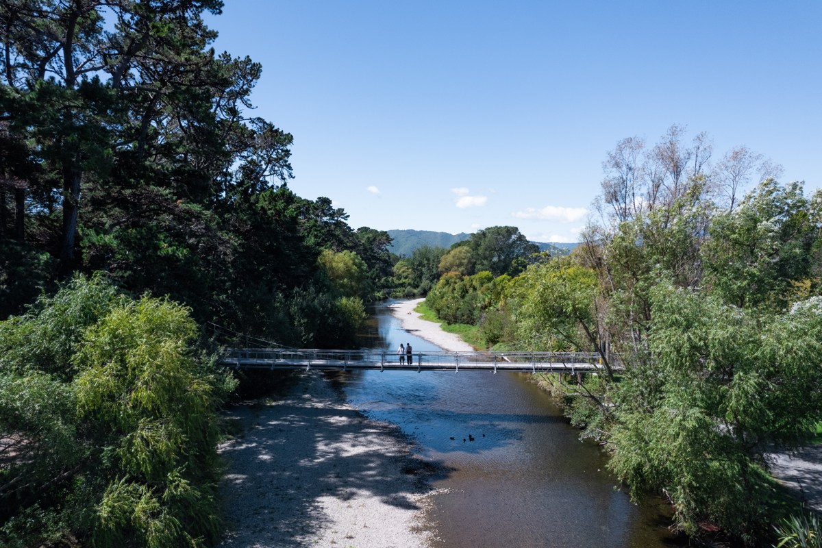 Waikanae River, Otaihanga Bridge, Credit Roady